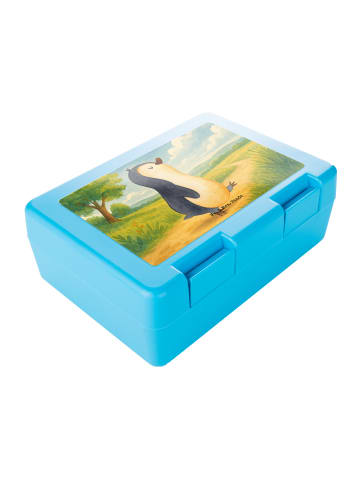 Mr. & Mrs. Panda Snackbox Pinguin mHerzieren Design ohne Spruch in Weiß