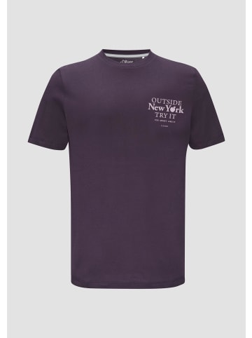 s.Oliver T-Shirt in 48D1_aubergine