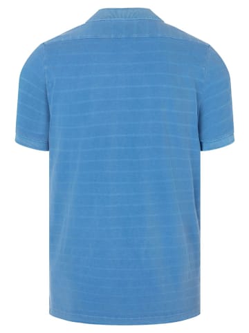 Timezone Poloshirt TONAL STRIPED in Blau