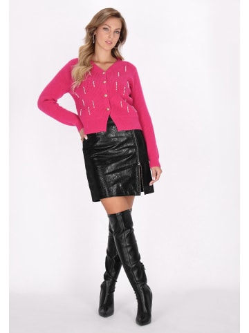 faina Damen Cardigan in Fuchsia