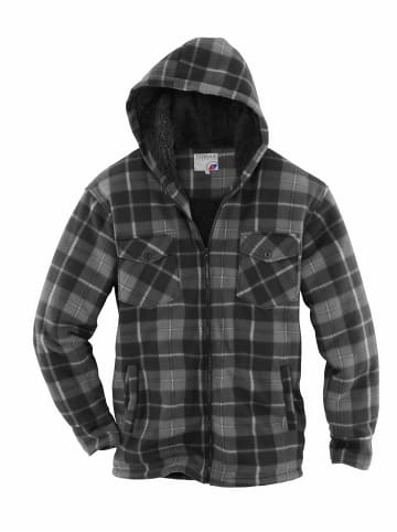 TERRAX TERRAX Bekleidung Terrax Workwear Thermohemd mit Teddy in schwarz/anthrazit