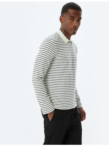 KOTON Sweater in Grau Gestreift