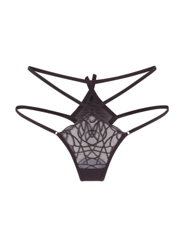 Linga Dore String in Dark pepper