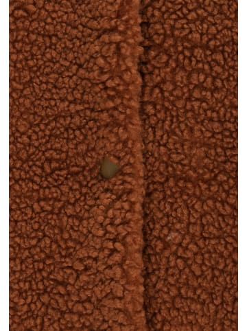 Swirly Women Jacket in Brown