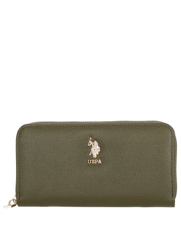 U.S. Polo Assn. New Jones - Damengeldbörse 8cc 19 cm in dark green