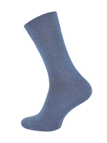 Cotton Prime® 8 Paar Gesundheitssocken COMFORT in Blautöne