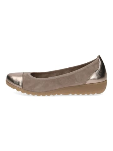 Caprice Ballerinas in Taupe