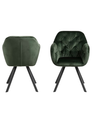 ebuy24 Esszimmerstuhl Lola Grün 58 x 62 cm