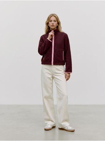 Vero Moda Fleecejacke in Winetasting