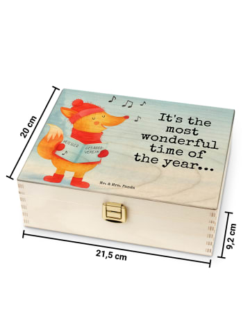 Mr. & Mrs. Panda Teebeutel Aufbewahrung Fuchs Sänger Design mit ... in Weiß