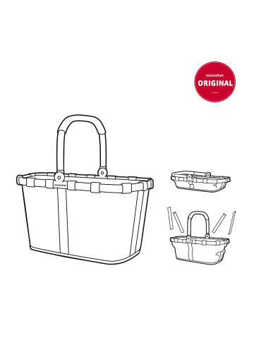 Reisenthel reisenthel Einkaufskorb carrybag twist silver