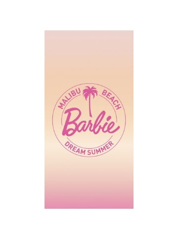 Barbie Barbie Baumwollhandtuch Badehandtuch Strandtuch 70x140 cm aus Baumwoll in Pink