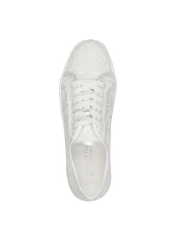 Marco Tozzi Plateau Sneaker in Weiß