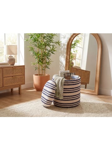 FineBuy Hocker und Sitzsäcke in Beige / Stoff / 40x40x45