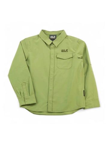 Jack Wolfskin Langarmshirt Treasure Hunter Kinder Longsleeve Shirt Hemd Funktionsshirt in Blau