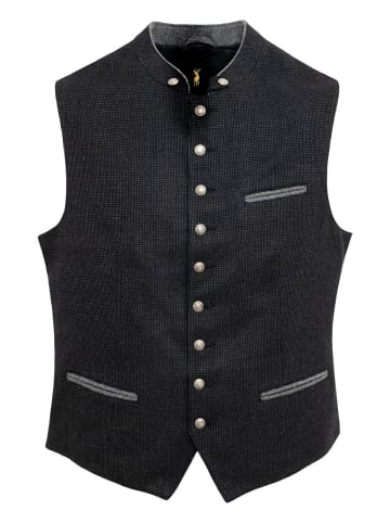 Almsach Trachtenweste HE-WS1188 in anthrazit