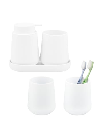 eluno Bad-Accessoires Set TESERO 5tlg. ca. 8,5 x 12 x 9 cm (B/H/T)