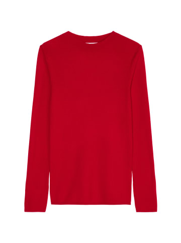 Marc O'Polo Rippstrickpullover slim in shiny red