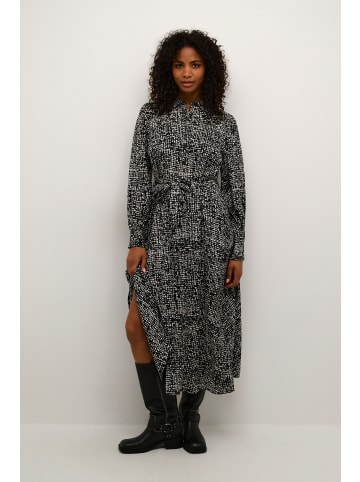 Kaffe Kleid KApollie Regular fit in Black/Turtledove Graphic Dot