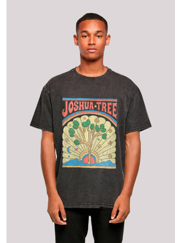 F4NT4STIC Oversize T-Shirt US National Parks Joshua Tree in schwarz