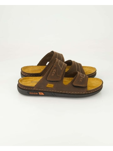 ROHDE Offene Hausschuhe in Braun