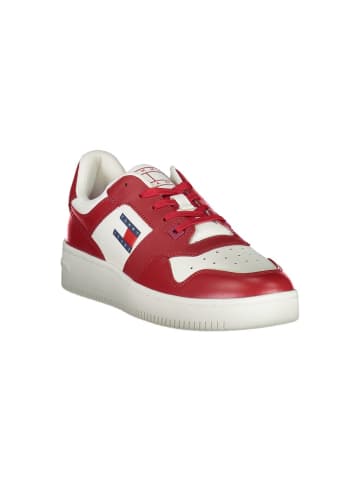 Tommy Hilfiger Rote Leder-Sneaker