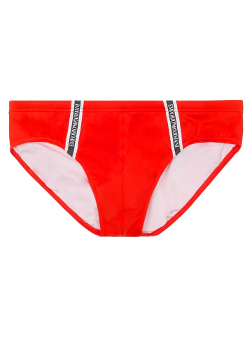 Emporio Armani Brief Slip Beachwear in Rot