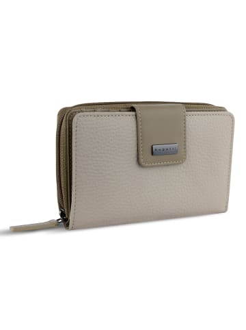 Bugatti Sina Geldbörse RFID Schutz Leder 16 cm beige