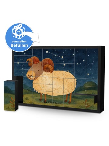Mr. & Mrs. Panda Adventskalender Sternzeichen Widder Design ohne... in Weiß