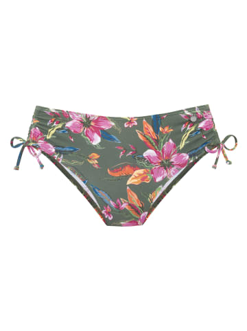 LASCANA Bikini-Hose in oliv bedruckt