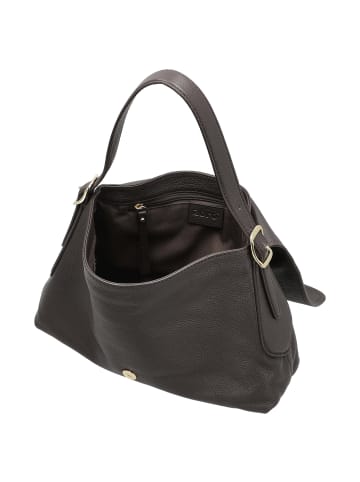 Abro Carina - Schultertasche 26 cm (dark brown) in dark brown
