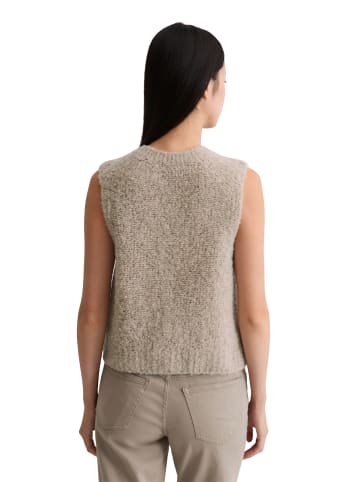 Marc O'Polo Ärmelloser Cardigan regular in chalky mauve melange