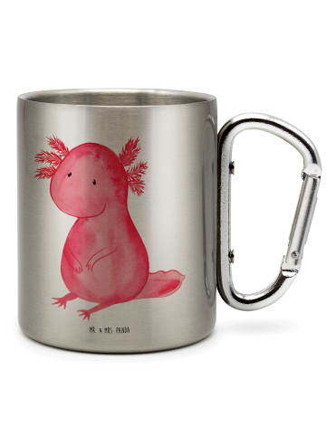 Mr. & Mrs. Panda Tasse Axolotl Niedlich ohne Spruch in Silber