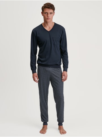 Calida Pyjama in saphir blue