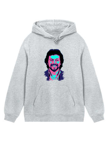 F4NT4STIC Hoodie TV Times Jeremy Beadle 1982 Pop Art in grau meliert