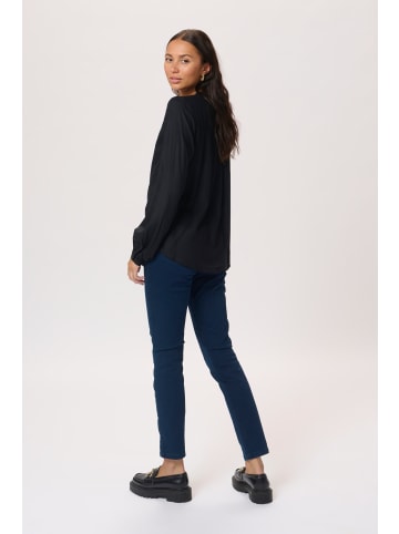 Kaffe Langarm-Bluse KAkarli Regular fit in Black Deep