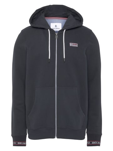 Delmao Kapuzensweatjacke in dunkelblau