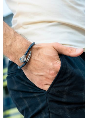 GT COLLECTION Armband Snake Head in blue