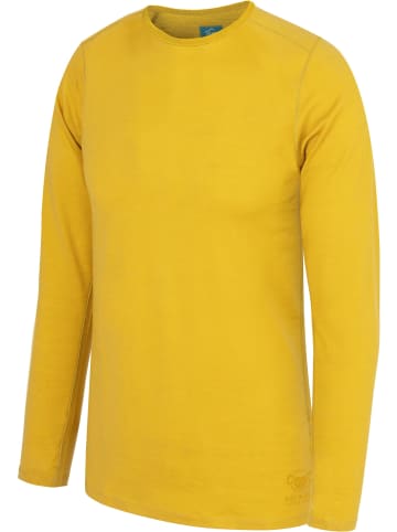 Normani Outdoor Sports Kinder Merino Langarm Broome in Gelb