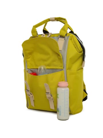BAGmori Wickeltasche - Schultertasche in Gelb