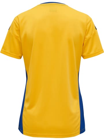 Hummel Hummel T-Shirt Hmlauthentic Multisport Damen Atmungsaktiv Feuchtigkeitsabsorbierenden in SPORTS YELLOW/TRUE BLUE