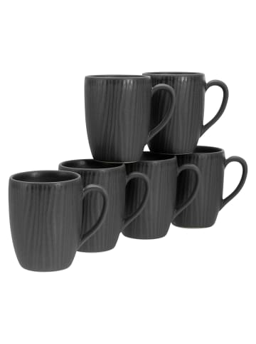 CreaTable 6 er-Set 17872 Vesuvio Becherset in Schwarz