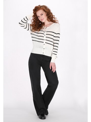 DreiMaster Women Cardigan in offwhite black