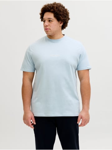 JACK & JONES PLUS T-shirt in Celestial Blue