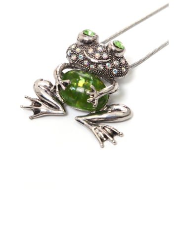 collezione alessandro Lange Kette " Frida " in grün