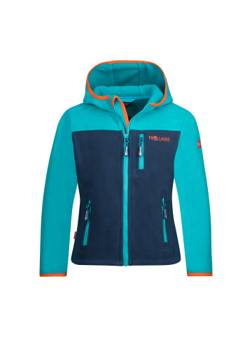 Trollkids Fleecejacke Stavanger in mystic blue/lake blue