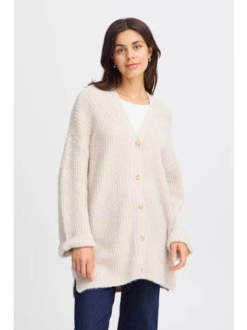 Fransa Strickjacke FRBEVERLY Loose fit in Limestone melange