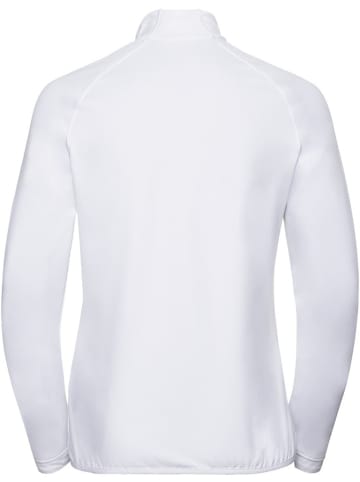 Odlo Longsleeve "Mid Layer 1/2 Zip Berra Light" in Weiß