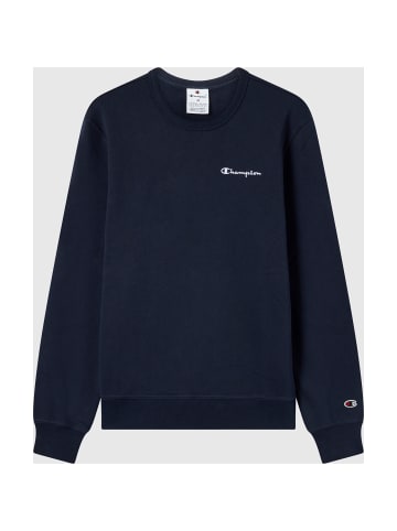 Champion Longsleeve Crewneck Sweatshirt in Marine