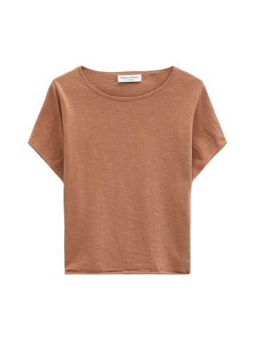 Marc O'Polo Ärmelloser Feinstrick-Pullover loose in Burnt Brown